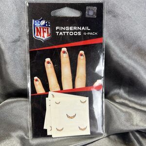 Los Angeles Chargers NFL 4-Pack Fingernail Tattoos - WinCraft Sports - FAST SHIP